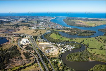 Aerial Photo West Ballina NSW Aerial Photography