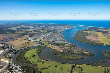 Aerial Photo West Ballina NSW Aerial Photography