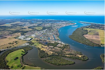 Aerial Photo West Ballina NSW Aerial Photography