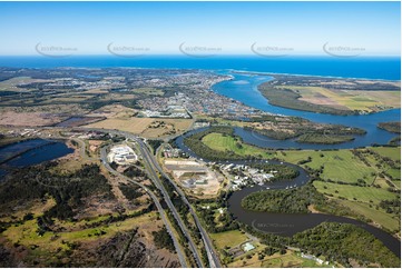 Aerial Photo West Ballina NSW Aerial Photography