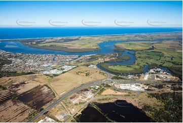 Aerial Photo West Ballina NSW Aerial Photography