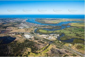 Aerial Photo West Ballina NSW Aerial Photography