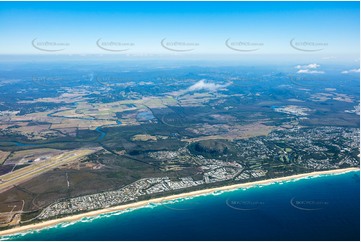 High Altitude Aerial Photo Mount Coolum QLD Aerial Photography