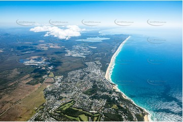 High Altitude Aerial Photo Coolum Beach QLD Aerial Photography