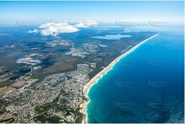 High Altitude Aerial Photo Coolum Beach QLD Aerial Photography