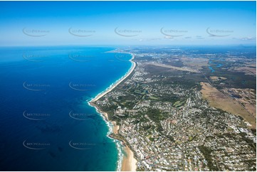 High Altitude Aerial Photo Coolum Beach QLD Aerial Photography