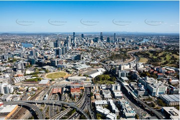 Aerial Photo Bowen Hills QLD Aerial Photography