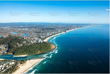 Aerial Photo Burleigh Heads QLD Aerial Photography