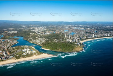 Aerial Photo Burleigh Heads QLD Aerial Photography