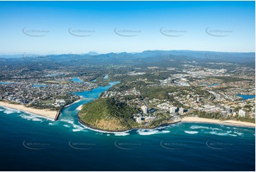 Aerial Photo Burleigh Heads QLD Aerial Photography