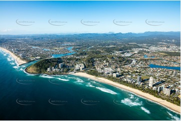 Aerial Photo Burleigh Heads QLD Aerial Photography