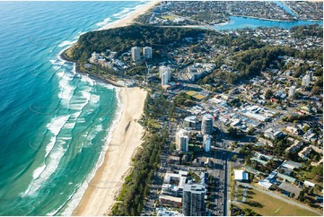 Aerial Photo Burleigh Heads QLD Aerial Photography