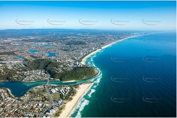 Aerial Photo Burleigh Heads QLD Aerial Photography