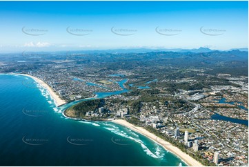 Aerial Photo Burleigh Heads QLD Aerial Photography