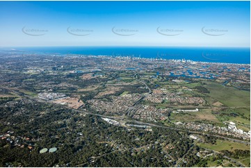 High Altitude Aerial Photo Mudgeeraba QLD Aerial Photography