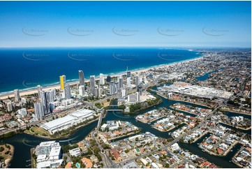 Aerial Photo Broadbeach Waters QLD Aerial Photography