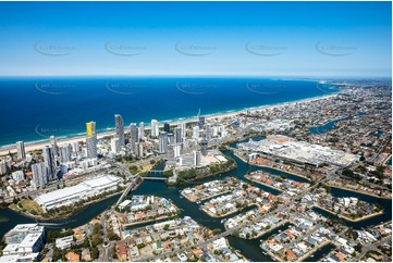 Aerial Photo Broadbeach Waters QLD Aerial Photography