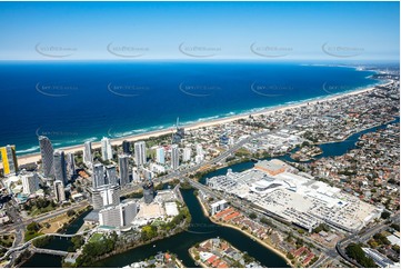 Aerial Photo Broadbeach Waters QLD Aerial Photography