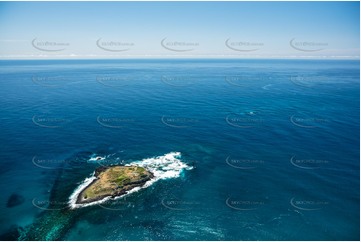 Cook Island at Fingal Head NSW Aerial Photography