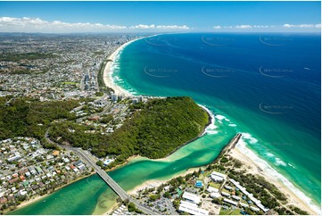 Aerial Photo Burleigh Heads QLD Aerial Photography