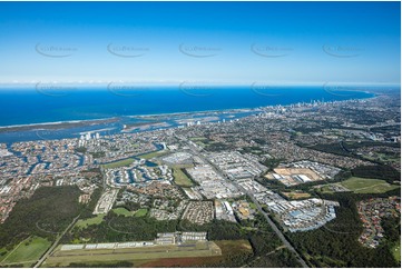 High Altitude Aerial Photo Biggera Waters QLD Aerial Photography