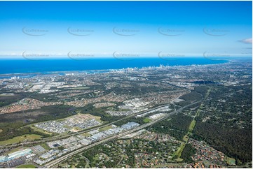 High Altitude Aerial Photo Helensvale QLD Aerial Photography
