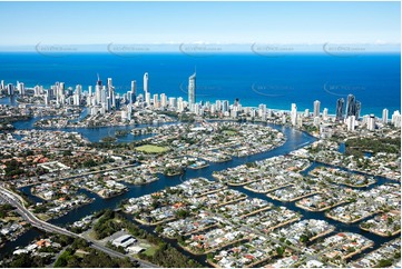 Aerial Photo Broadbeach Waters QLD Aerial Photography