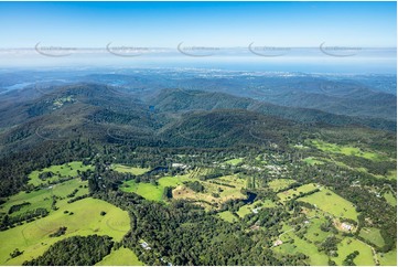 High Altitude Aerial Photo Springbrook QLD Aerial Photography