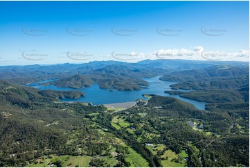 Aerial Photo Hinze Dam - Gold Coast QLD Aerial Photography