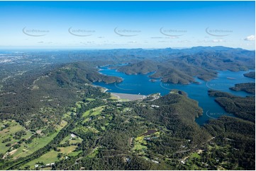 Aerial Photo Hinze Dam - Gold Coast QLD Aerial Photography