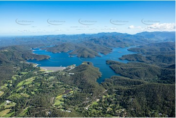 Aerial Photo Hinze Dam - Gold Coast QLD Aerial Photography