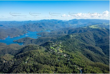 High Altitude Aerial Photo Lower Beechmont QLD Aerial Photography