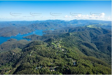 High Altitude Aerial Photo Lower Beechmont QLD Aerial Photography