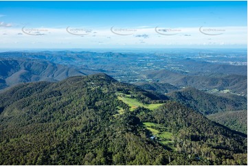 High Altitude Aerial Photo Lower Beechmont QLD Aerial Photography