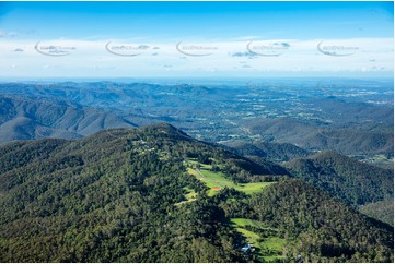 High Altitude Aerial Photo Lower Beechmont QLD Aerial Photography