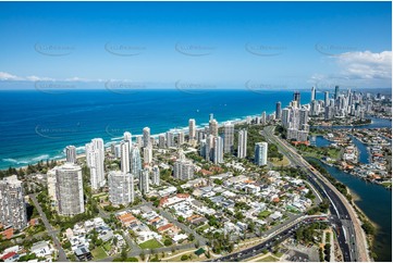 Aerial Photo Main Beach QLD Aerial Photography