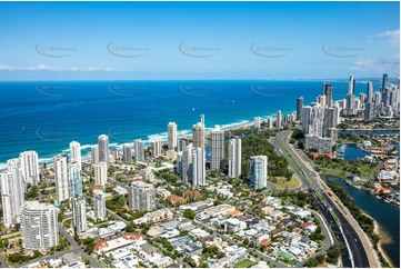 Aerial Photo Main Beach QLD Aerial Photography