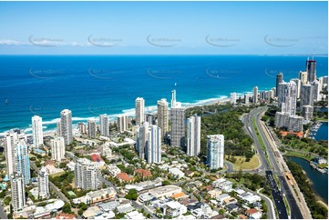 Aerial Photo Main Beach QLD Aerial Photography