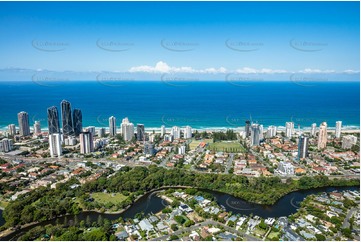 Aerial Photo Broadbeach Waters QLD Aerial Photography