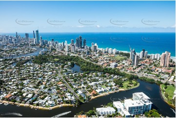 Aerial Photo Broadbeach Waters QLD Aerial Photography