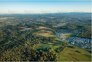 Sunrise Aerial Photo Ripley QLD Aerial Photography