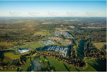 Sunrise Aerial Photo Ripley QLD Aerial Photography