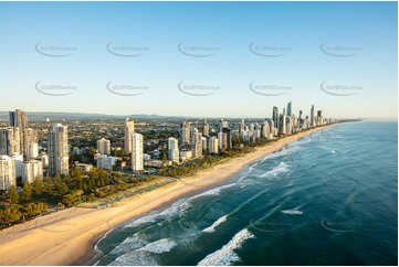 Sunrise Aerial Photo Broadbeach QLD Aerial Photography
