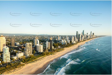 Sunrise Aerial Photo Broadbeach QLD Aerial Photography
