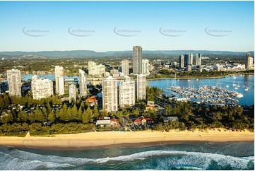 Aerial Photo Main Beach QLD Aerial Photography