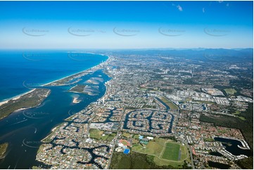 High Altitude Aerial Photo Runaway Bay QLD Aerial Photography