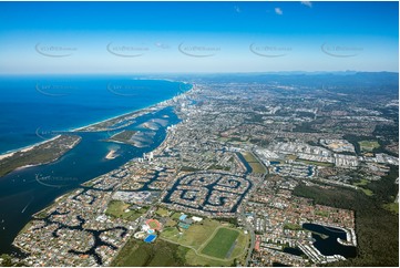 High Altitude Aerial Photo Runaway Bay QLD Aerial Photography