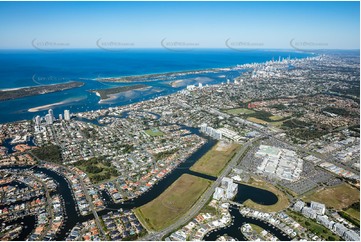 Aerial Photo Biggera Waters QLD Aerial Photography