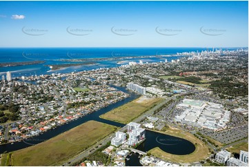 Aerial Photo Biggera Waters QLD Aerial Photography