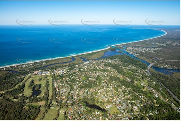 Aerial Photo Ocean Shores NSW Aerial Photography